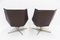 Brown Leather Lounge Chairs from Walter Knoll / Wilhelm Knoll, 1960s, Set of 2, Image 6