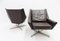 Brown Leather Lounge Chairs from Walter Knoll / Wilhelm Knoll, 1960s, Set of 2 4
