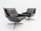 Braune Ledersessel von Walter Knoll / Wilhelm Knoll, 1960er, 2er Set 9