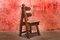Mid-Century Vintage Esszimmerstühle aus Massiven Eichenholz im Burtalischen Stil, 6er Set 8