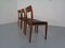 Swedish Kontiki Teak Dining Chairs by Yngve Ekström for Hugo Troeds, 1950s, Set of 3 7