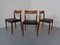 Swedish Kontiki Teak Dining Chairs by Yngve Ekström for Hugo Troeds, 1950s, Set of 3 1