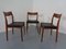 Swedish Kontiki Teak Dining Chairs by Yngve Ekström for Hugo Troeds, 1950s, Set of 3 2