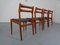 Chaises de Salon en Teck de Vamo Mobelfabrik, Danemark, 1960s, Set de 4 6