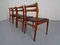 Dänische Teak Esszimmerstühle von Vamo Mobelfabrik, 1960er, Set of 4 7