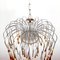 Murano Glass Chandelier from Venini, 1960s, Image 4