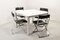 Tavolo da pranzo modello 100 in marmo bianco e alluminio di Kho Liang Ie & Wim Crouwel per Artifort, Olanda, anni '70, Immagine 9