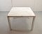 Mesa de comedor modelo 100 holandesa de mármol blanco y aluminio de Kho Liang Ie & Wim Crouwel para Artifort, The Netherlands, años 70, Imagen 4