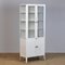 Vintage Glass and Iron Medical Cabinet, 1960s 3