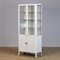 Vintage Glass and Iron Medical Cabinet, 1960s 1