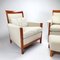 Art Deco Style Armchairs by Umberto Asnago for Giorgetti, 1980s, Set of 3 5