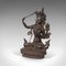 Antike Tall Manjushri Skulptur aus Bronze 3