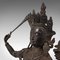 Antike Tall Manjushri Skulptur aus Bronze 10