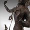 Grande Sculpture Antique Manjushri en Bronze 11