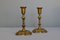 Mid-Century Danish Brass Candleholders in Classic Form, Set of 2 1