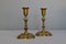 Mid-Century Danish Brass Candleholders in Classic Form, Set of 2, Image 1