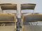Mid-Century Brass & Chrome Dining Chairs, Set of 6, Image 6