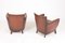 Painated Leather Lounge Chairs by Otto Schulz for Boet, 1950s, Set of 2 12