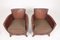 Painated Leather Lounge Chairs by Otto Schulz for Boet, 1950s, Set of 2 7