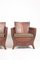 Painated Leather Lounge Chairs by Otto Schulz for Boet, 1950s, Set of 2 6
