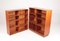 Mid-Century Bookcase in Patinated Origon Pine, Denmark, 1950s, Set of 2 7