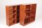 Mid-Century Bookcase in Patinated Origon Pine, Denmark, 1950s, Set of 2, Image 6