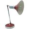 Lampe de Bureau Rouge et Chrome de Stilux, 1950s 1