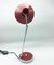 Lampe de Bureau Rouge et Chrome de Stilux, 1950s 5