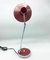 Red and Chrome Table Lamp from Stilux, 1950s 5