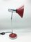 Lampe de Bureau Rouge et Chrome de Stilux, 1950s 2