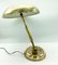 Brass Table Lamp by Giovanni Michelucci for Lariolux, 1940s 2