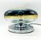 Amber and Blue Murano Glass Mazzega Table Lamp, 1970s 2