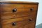 Late Victorian English Mahogany Chest of Drawers, Late 19th Century, Image 15