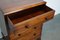 Late Victorian English Mahogany Chest of Drawers, Late 19th Century 11