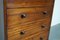 Late Victorian English Mahogany Chest of Drawers, Late 19th Century 16