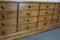 Large German Pine Apothecary Cabinet / Shop Counter, Early 20th Century 15