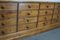 Large German Pine Apothecary Cabinet / Shop Counter, Early 20th Century, Image 15