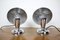 Czechoslovakian Chromed Lamps, 1930s, Set of 2 6