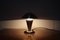Lámpara de mesa Bauhaus Art Déco cromada, años 30, Imagen 9