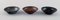 Small Bowls In Glazed Stoneware by Gutte Eriksen, Set of 3, Image 2