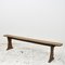 Antique French Farmhouse Bench, Image 1