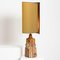 Ceramic Lamp by Bernard Rooke with New Custom Made Silk Lampshade by René Houben, 1960s 6