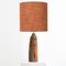 Keramik Lampen von Bernard Rooke mit Maßgefertigten Lampenschirmen aus Seide von René Houben, 2er Set 11