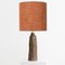 Keramik Lampen von Bernard Rooke mit Maßgefertigten Lampenschirmen aus Seide von René Houben, 2er Set 13