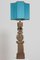 Keramik Stehlampe von Bernard Rooke mit Maßgefertigtem Lampenschirm von René Houben 7