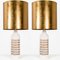 Large Bitossi Lamps from Bergboms with Custom Made Shades by Rene Houben, Set of 2 14