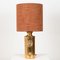 Bitossi Table Lamps with Custom Made Silk Shades by Rene Houben, Set of 3, Image 12