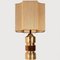 Bitossi Table Lamps with Custom Made Silk Shades by Rene Houben, Set of 3 2