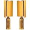 Bitossi Lamps for Bergboms with Custom Made Shades by René Houben, Set of 2 1