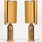 Bitossi Lamps for Bergboms with Custom Made Shades by René Houben, Set of 2 5